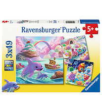 Ravensburger Jigsaw Puzzle - 3x49 Bricks - Candy World