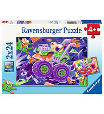 Ravensburger Jigsaw Puzzle - 2x24 Bricks - Monster Trucks
