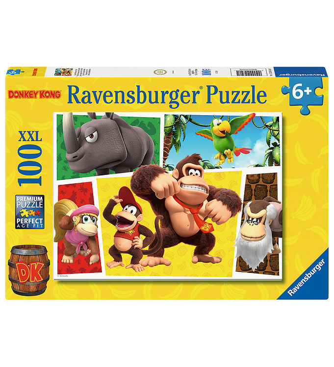 Ravensburger Puslespil - 100 Brikker - Super Mario