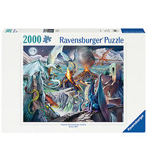 Ravensburger Puslespil - 2000 Brikker - The Dragon Guardians