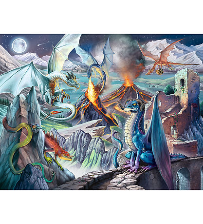 Ravensburger Puslespil - 2000 Brikker - The Dragon Guardians