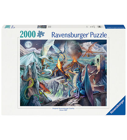 Ravensburger Puslespil - 2000 Brikker - The Dragon Guardians