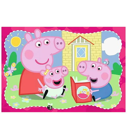 Ravensburger Puslespil - 2x12 Brikker - Peppa Pig