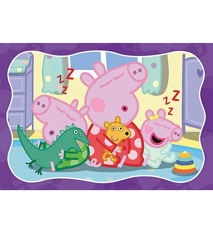 Ravensburger Puslespil - 2x24 Brikker - Peppa Pig - Good Night P