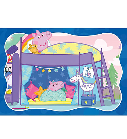 Ravensburger Puslespil - 2x24 Brikker - Peppa Pig - Good Night P