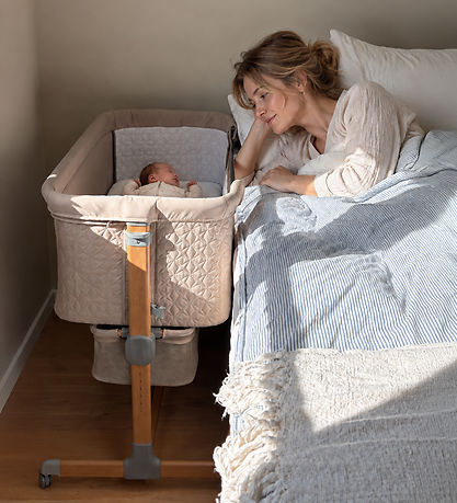 STORK Bedside Crib - Beige