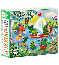 Eeboo Jigsaw Puzzle - 36 Bricks - Pets At The Pond