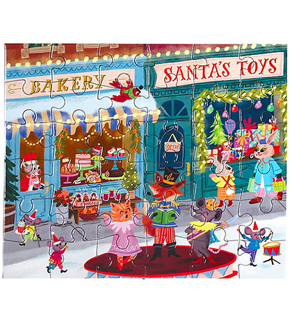 Eeboo Puslespil - 36 brikker - Christmas Shops