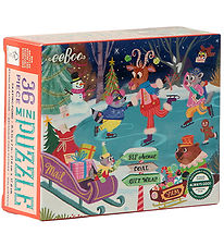 Eeboo Jigsaw Puzzle - 36 Bricks - Skating Pond