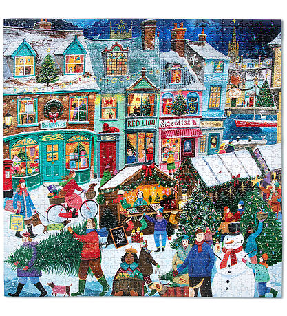 Eeboo Puslespil - 1000 Brikker - Holiday Marketplace