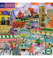 Eeboo Puslespil - 1000 Brikker - Paris in Autumn