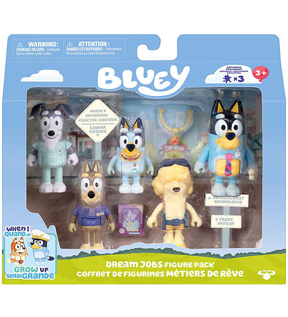 Bluey Figurer - 5-Pak - Dream Jobs