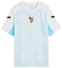 Puma T-shirt - NJR Creativity - Jersey JR - White/Blue/Green