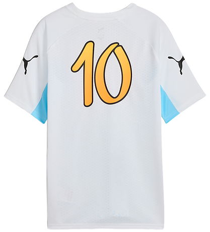 Puma T-shirt - NJR Creativity - Jersey JR - White/Blue/Green