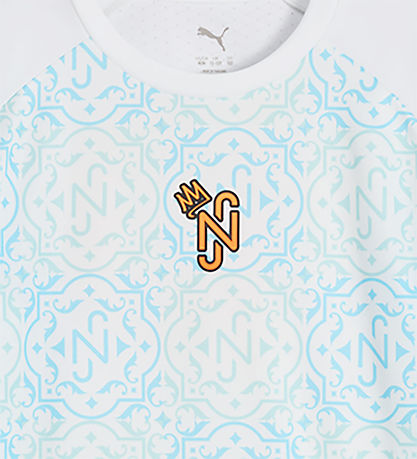 Puma T-shirt - NJR Creativity - Jersey JR - White/Blue/Green