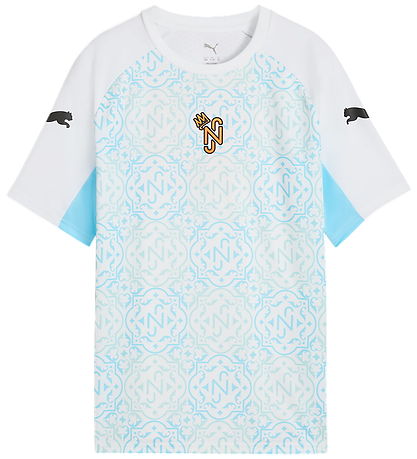 Puma T-shirt - NJR Creativity - Jersey JR - White/Blue/Green