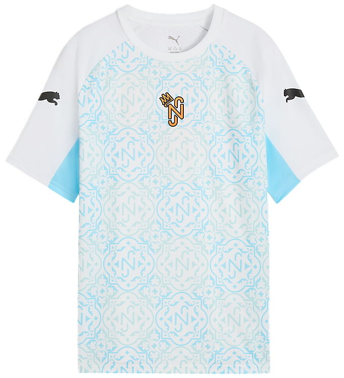 Puma T-shirt - NJR Creativity - Jersey JR - White/Blue/Green