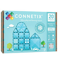 Connetix Magnetsæt - 20 Dele - Charity Pack Teal