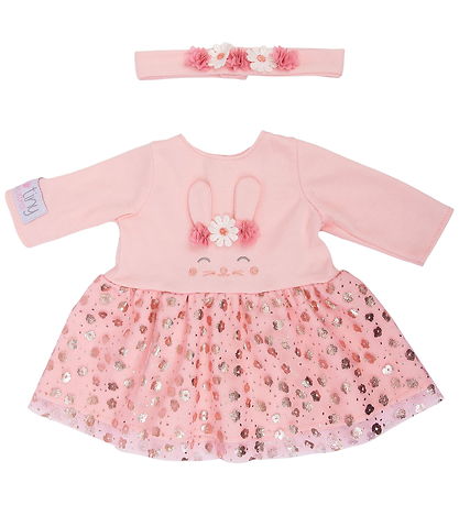Tiny Treasures Dukketøj - Bunny Flower Outfit