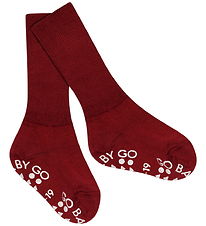 GoBabyGo Skridsikre Strømper - Non-Slip - Karanda Red