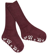 GoBabyGo Skridsikre Strømper - Non-Slip - Grape Skin