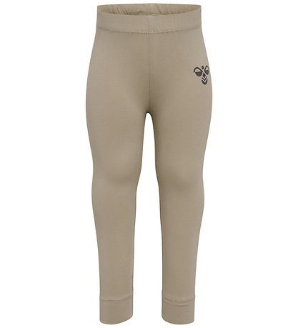 Hummel Leggings - 2-pak - HmlMini - Dark Gull Gray/Vintage Khaki