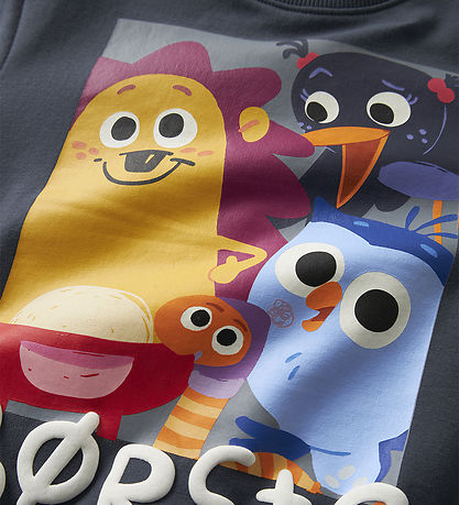 Name It Sweatshirt - NmmAban - Børste - Ombre Blue