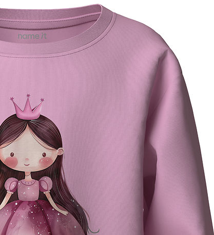 Name It Bluse - NmfVotea - Full Blooming Pink/Pink Princess