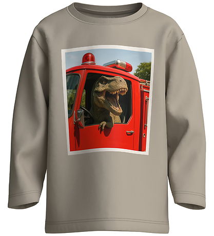 Name It Bluse - NmmVoto - Island Fossil/Dino Firetruck