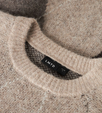 LMTD Bluse - Strik - NlfKleaveHarlekin - Peyote/CHOCOLATE CHIP