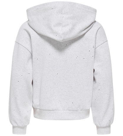 Kids Only Cardigan - KogOlivia - Light Grey Melange/Silver Glitt