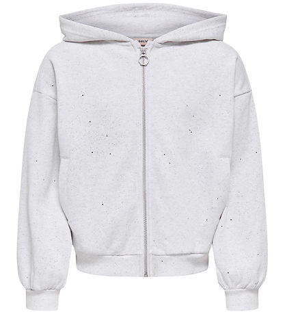 Kids Only Cardigan - KogOlivia - Light Grey Melange/Silver Glitt