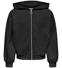 Kids Only Cardigan - KogOlivia - Black/Silver Glitter