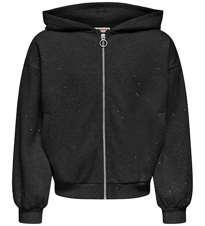 Kids Only Cardigan - KogOlivia - Black/Silver Glitter