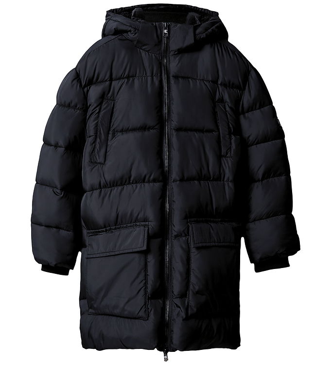 Calvin Klein Dynejakke - Essential - Sort