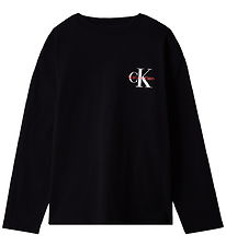 Calvin Klein T-Shirt - Monologo - Sort