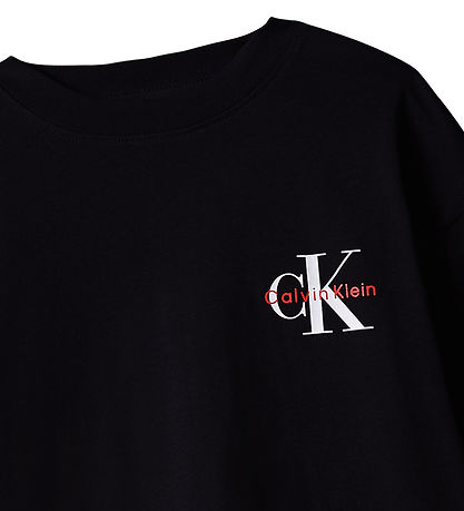 Calvin Klein T-Shirt - Monologo - Sort
