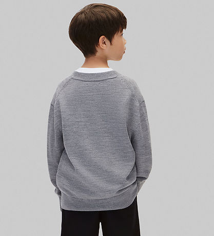 Calvin Klein Bluse - Strik - Medium Grey Heather
