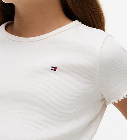 Tommy Hilfiger T-Shirt - Rib - Off White