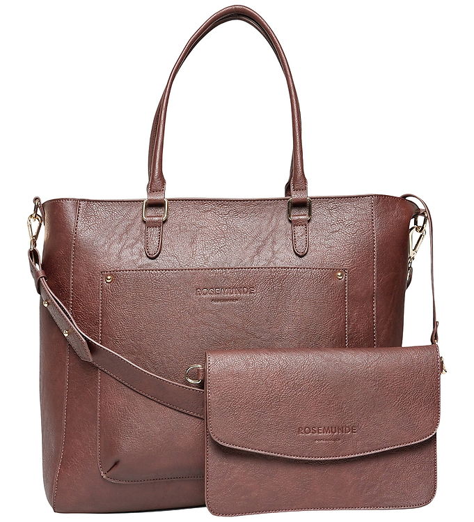 Rosemunde Shopper m. Clutch - RbAndora 2 in 1 - Big - Dark Choco