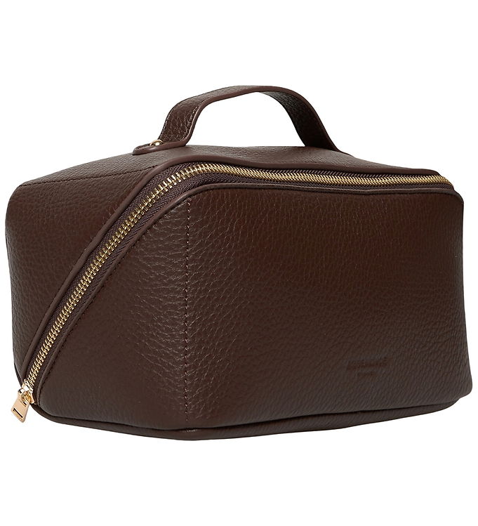 Rosemunde Toilettaske - RbMunich - Dark Chocolate Gold