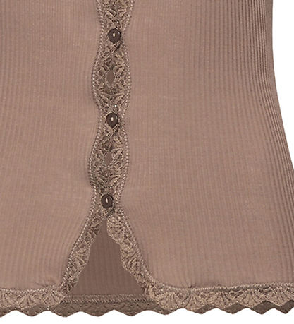 Rosemunde Cardigan - Rib - RkBalta - Walnut m. Blonder