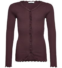 Rosemunde Cardigan - Rib - RkBalta - Ganache m. Blonder