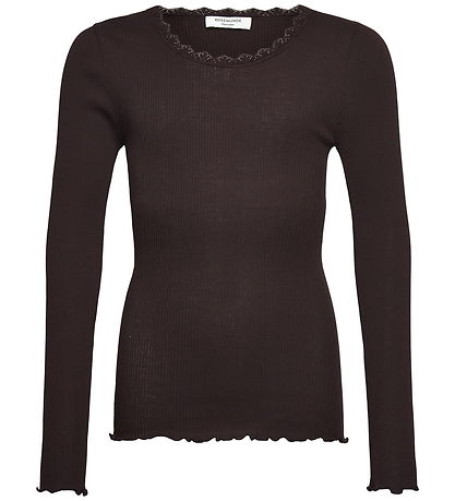 Rosemunde Bluse - Rib - RkBalta - Fudge m. Blonder