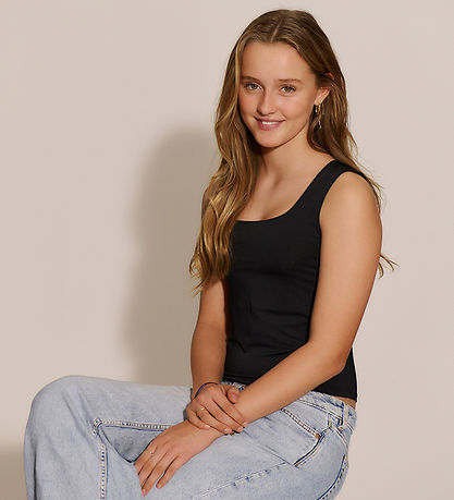 Rosemunde Top - RkBridget - Vendbar - Sort