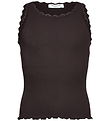 Rosemunde Top - Rib - RkBalta - Fudge m. Blonder