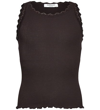 Rosemunde Top - Rib - RkBalta - Fudge m. Blonder