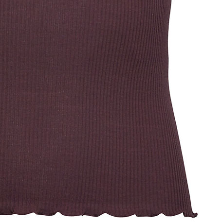Rosemunde Top - Rib - RkBalta - Ganache m. Blonder