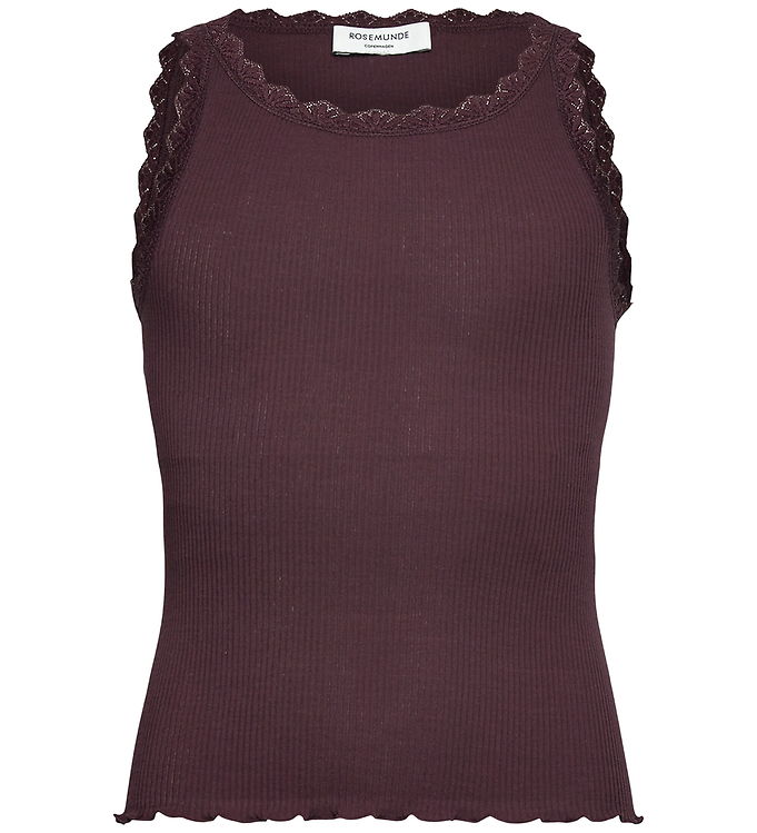 Rosemunde Top - Rib - RkBalta - Ganache m. Blonder
