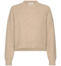 Rosemunde - Bluse - Strik - RbTinker - Oat Meal Melange